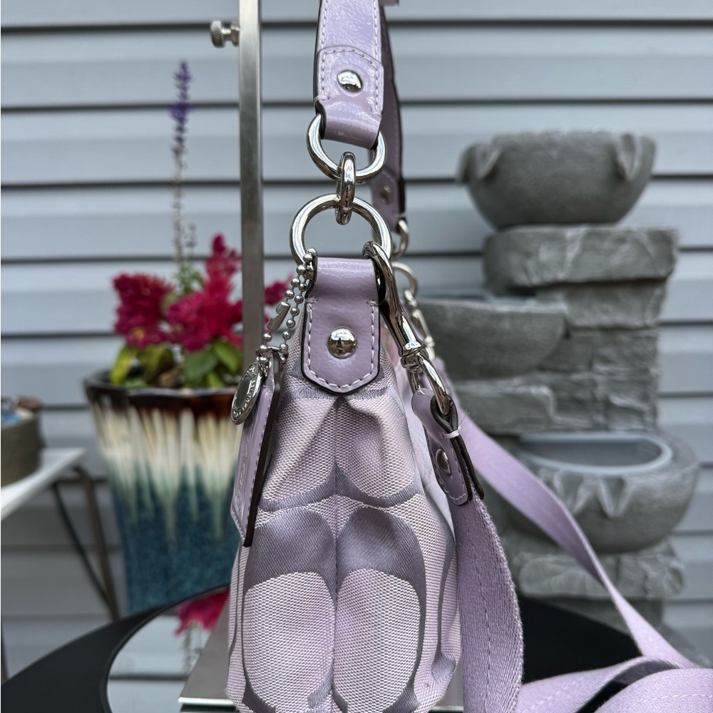 Coach Lavender Mini Shoulder Bag - Picture 5 of 11